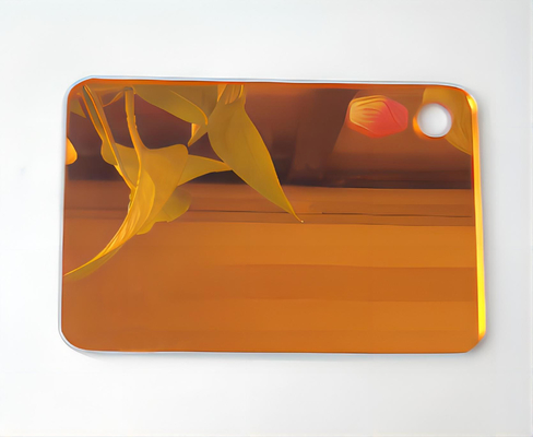 Buy Wholesale 3mm 4x8 Rose Gold Silver Perspex Mirror Acrylic Sheet with PE Film online manufacture