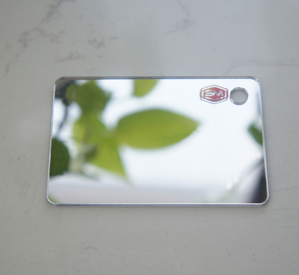 Buy Laser Cutting 0.8mm Silver and Gold Colors Plastic 1/8 Mirror Acrylic Sheet online manufacture