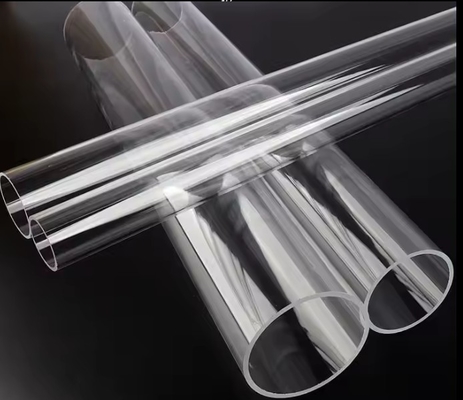Buy Pure Clear Acrylic Round Acrylic Tube Pipe With Large Diameter Clear Rigid Tubing online manufacture