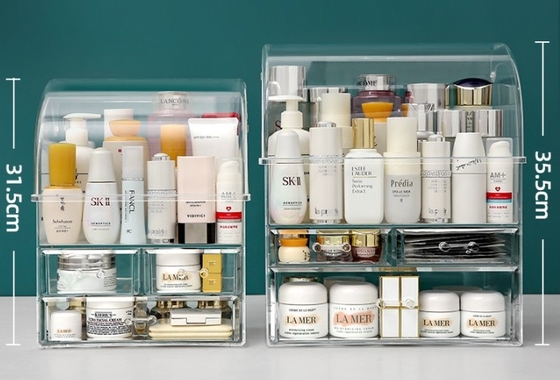 Buy Trend Clear Transparent Makeup Acrylic Cosmetic Box Lipstick Jelwery Storage Display Box online manufacture