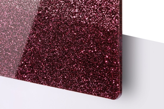 Buy OEM Red Color Special Glitter Acrylic Sheet Wholesale Marble 4*8ft Plastic Board online manufacture
