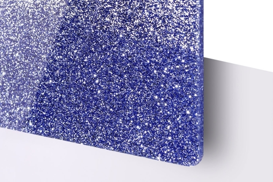 Buy Colored Glossy Transparent Plastic 8x4ft PMMA Glitter Acrylic Sheet for DIY Decoration online manufacture
