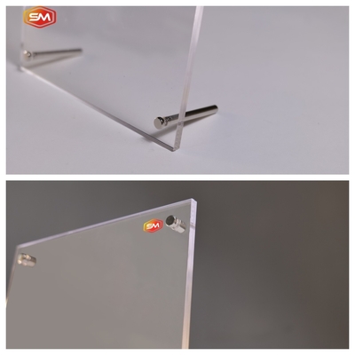 Buy Acrylic Photo Frame with Stand Screws Foot 5x7 inch A4 Picture Display Stand online manufacture