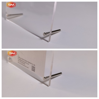 Buy Hot Sale Freestanding Double Sided Acrylic Photo Frame with Stand Exhibition Picture Display online manufacture