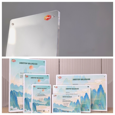 Buy Factory Magnetic T Shape Acrylic Sign Holder Free Standing Perspex Table Card Insert online manufacture