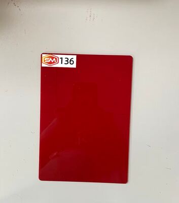 Buy Vibrant Red Cast Acrylic Sheet 22mm Thick Panel for Retail Display Fabrication online manufacture
