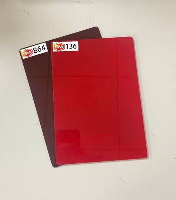 Buy Rich Russet Cast Acrylic Sheet 18mm Thick Panel for Store Display Construction online manufacture