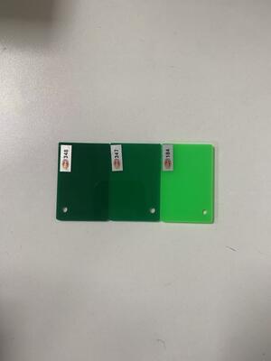 Buy 25mm Impact Resistant Green Cast Acrylic Sheet for Indoor Plantation and Decoration online manufacture