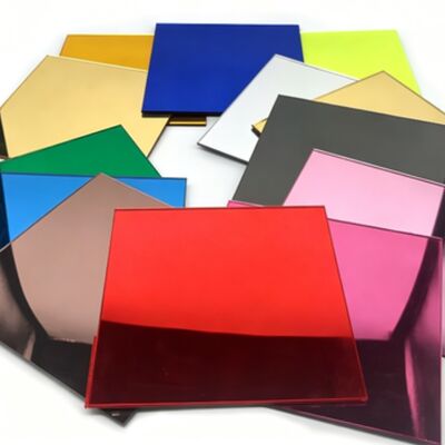 Buy Wall Mounted 1mm-3mm Mirror Acrylic Sheet online manufacture