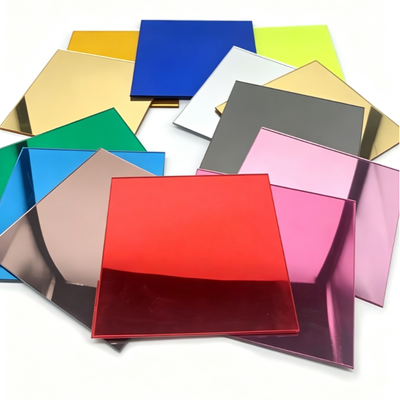 Buy High Light Transmission Mirror Acrylic Sheet with Multiple Sizes Available and Impact Resistant for Commercial Displays online manufacture
