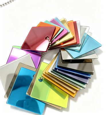 Buy Real Reflective Mirror Surface Colored Mirror Acrylic Sheet with Anti-Scratch Surface and Custom Cutting Available online manufacture
