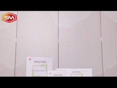 T Shape Acrylic Wooden Sign Holder with two grooves