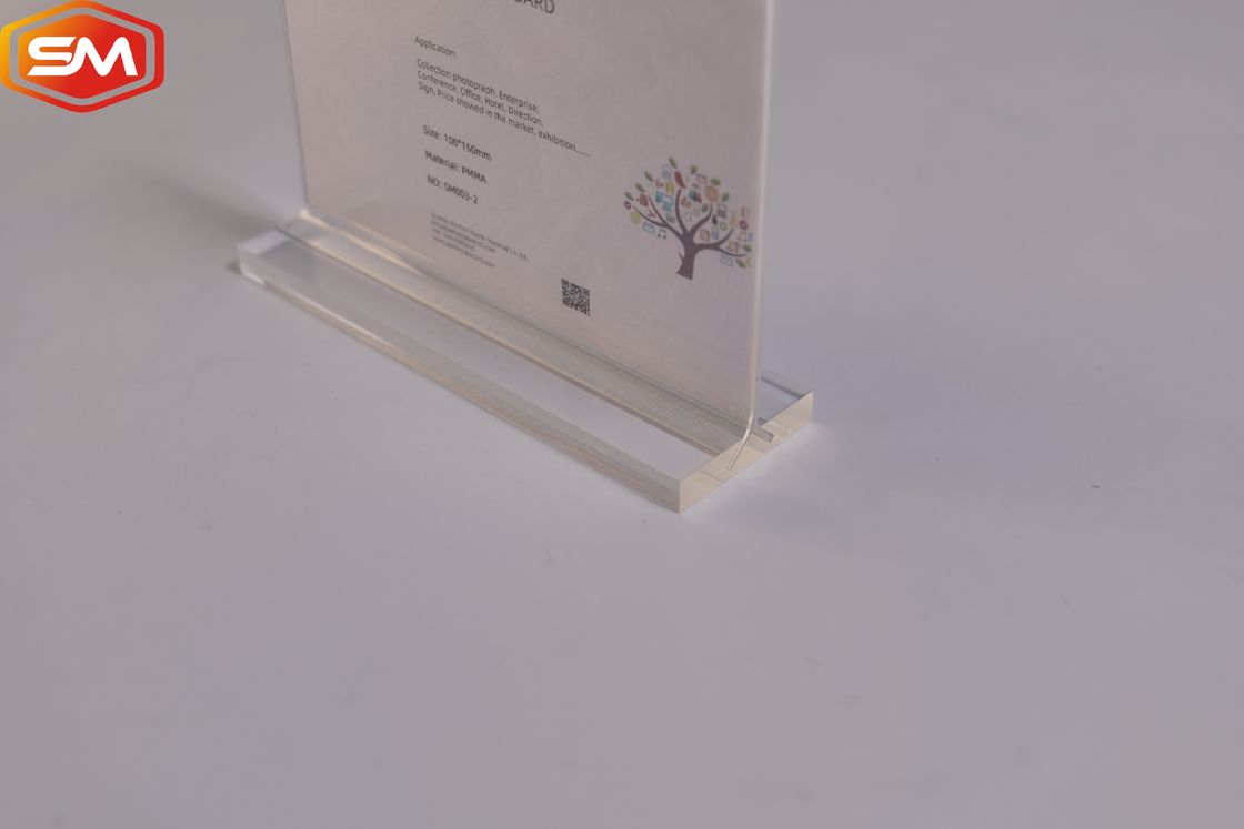 L Shape Clear A4 A5 A6 Acrylic Display Stand Sign Holder Menu Holder