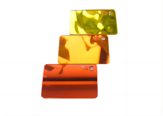 OEM Hard Surface Acrilicos Coloured Acrylic Mirror Sheet With Customized Size For Decoration