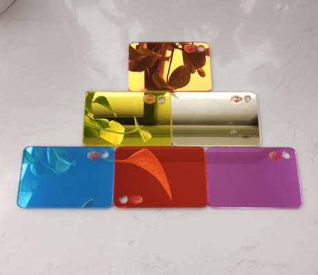 Custom Cut Acrylic Mirror Colored Extruded Plastic Mirror Panels for Signage Display