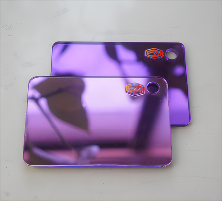 Free Sample 1.8mm Double Sided Mirror Acrylic Sheet Glitter Panel Plastic Mirror Sheet