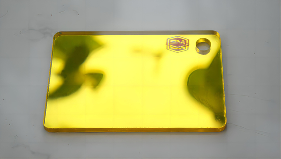 High Glossy 0.8mm PMMA Large Plastic Mirror Sheet With Non Adhesive Board