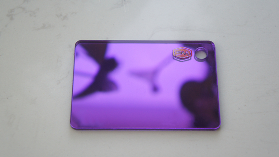 Customized Size Gold Colored PMMA 1MM 2MM 3MM Mirror Acrylic Sheet
