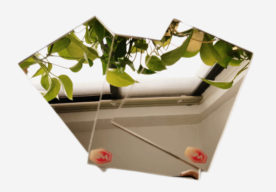 Durable Silver Acrylic Plastic Mirror Sheet 1220x1830mm 1.8-30mm Thickness For Advertising Sign