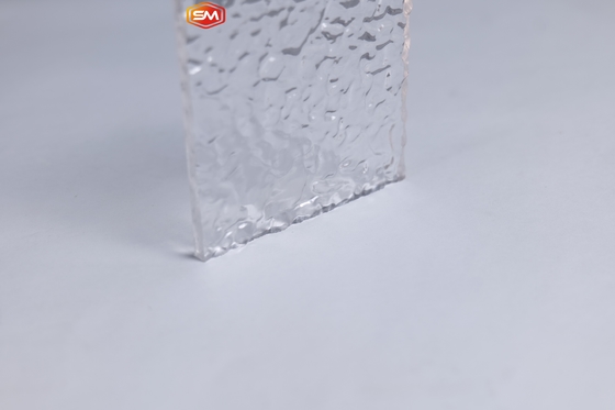 Good Quality 2mm 3mm Cracked Ice Glare Gloss Textured Acrylic Sheet Perspex