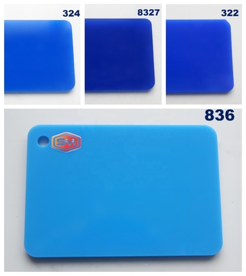 Scratch Resistant Colored Cast Acrylic Sheets Cast Forming For Different Customer Requirements