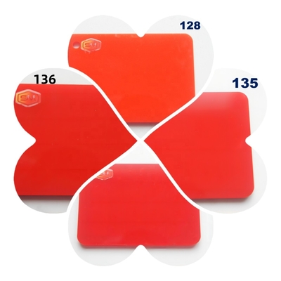 Customized Durable Translucent Colored Acrylic Sheets For Laser Machine Engraving