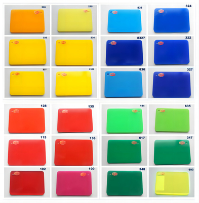 Customized Cast Colored Acrylic Sheet For Various Customer Requirements 4x6 Acrylic Sheets