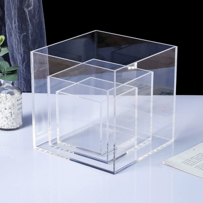 Dustproof Clear Acrylic Display Boxes For Collectibles Trendy Toys Models