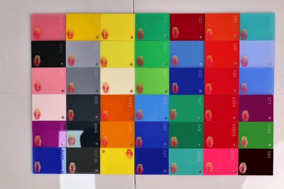 Colored Acrylic Sheet in Various Colors and Thicknesses for Your Projects with Smooth Surface and No Smell When Cut