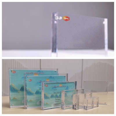 Custom Multiple Size Double Sided Clear Acrylic Magnetic Photo Frame