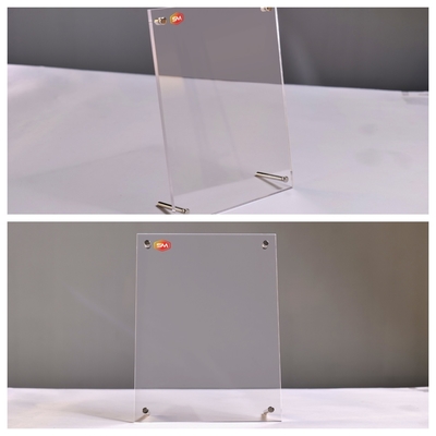 Wholesale Sets 8x10 Inch Acrylic Photo Frame With Stand Plastic Display