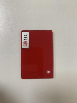 SM High Grade Cast Acrylic Sheet in Red with Easy Cutting for Cosmetic Store Displays