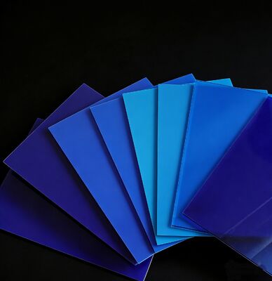 Blue Acrylic Sheet 18mm UV Protected Panel for Swimming Pool Barrier