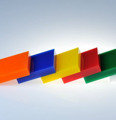 Colored Acrylic Sheet 18mm Matte Non-Glare Panel for Library Reading Area