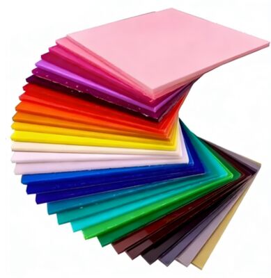Colored Acrylic Sheet 20mm Flexible Colored Acrylic Panel for DIY Craft Decoration