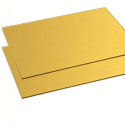 Gold Mirror Acrylic Panel 4x8ft Plastic Sheet for Decoration