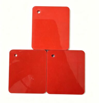 Bright Red Acrylic Sheet For Signage Display Making