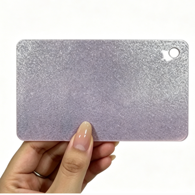 Light Purple Glitter Shining 1220x2440mm Acrylic Sheet Panel Board