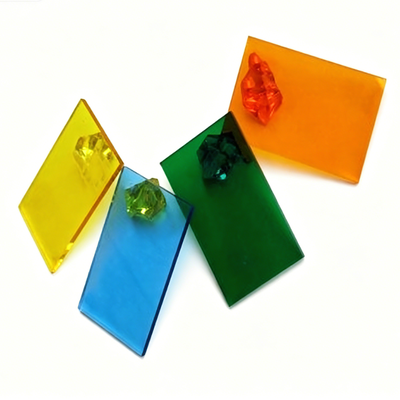 2mm Translucent Colored Acrylic Sheet Thin Clear Acrylic Construction Panel