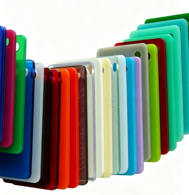 Thin Gauge Custom Colored Acrylic Sheet with High Light Transmission for Signage and Labels