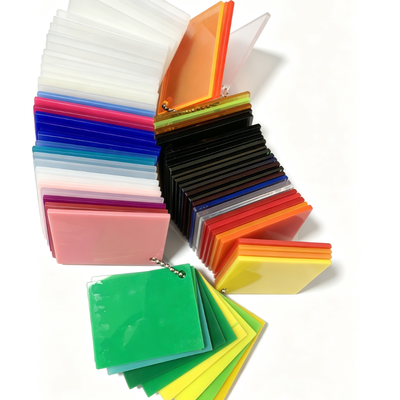 UV Resistant Scratch Resistant Colored Acrylic Sheet PMMA Plastic Panel with Custom Colors for Signage and Display
