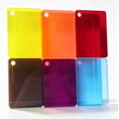 Customizable Color Clear Acrylic Sheet with High Light Transmission and Good Chemical Resistance for Craft Fabrication