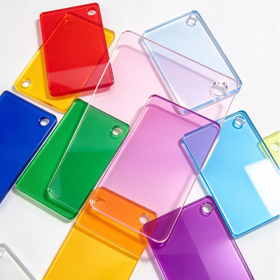 Soft Tinted Translucent Glow Colored Clear Acrylic Sheet with Versatile Machinability and Color Consistency for Wedding Decor
